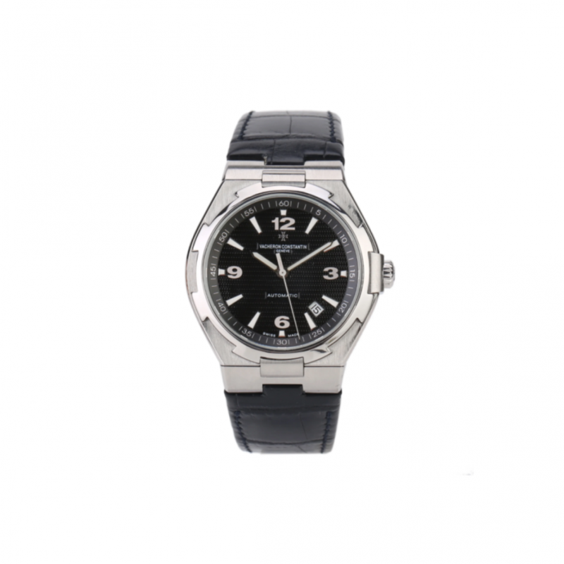 VACHERON CONSTANTIN BLACK LEATHER STRAP 42MM WATCH 47040/B01A-9094