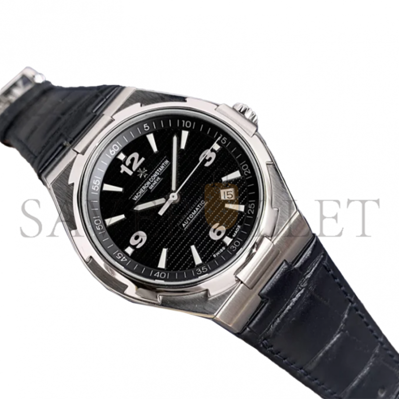 VACHERON CONSTANTIN BLACK LEATHER STRAP 42MM WATCH 47040/B01A-9094