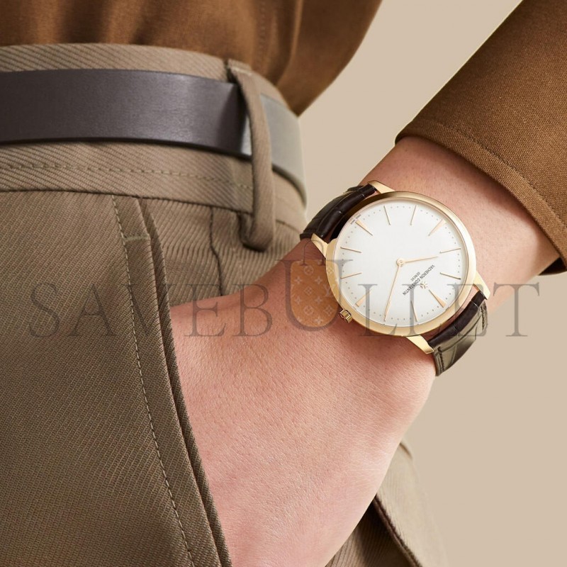 VACHERON CONSTANTIN PATRIMONY MANUAL-WINDING 40 MM PINK GOLD WATCH 81180/000R-9159 VACHERON CONSTANTIN PATRIMONY MANUAL-WINDING 40 MM PINK GOLD WATCH 81180/000R-9159