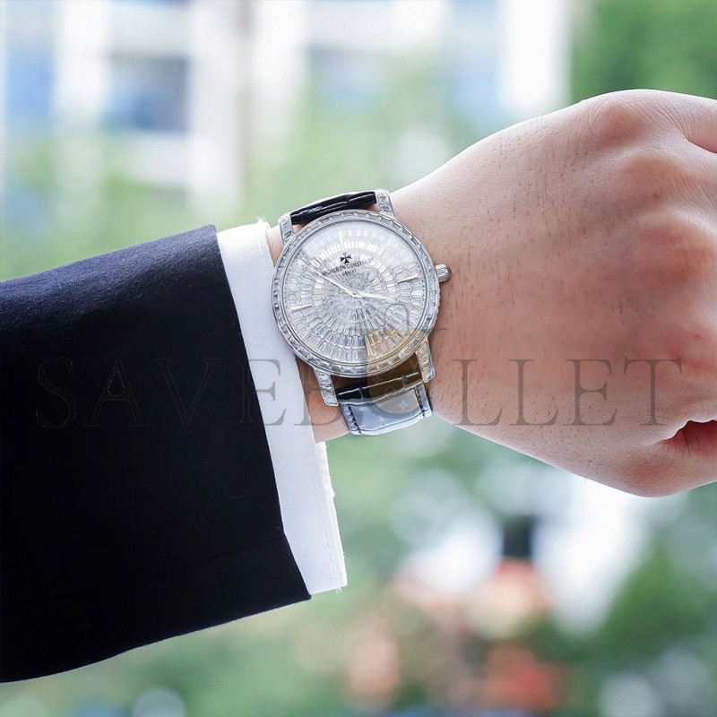 VACHERON CONSTANTIN WHITE GOLD 40MM WATCH 81180/000G-9117