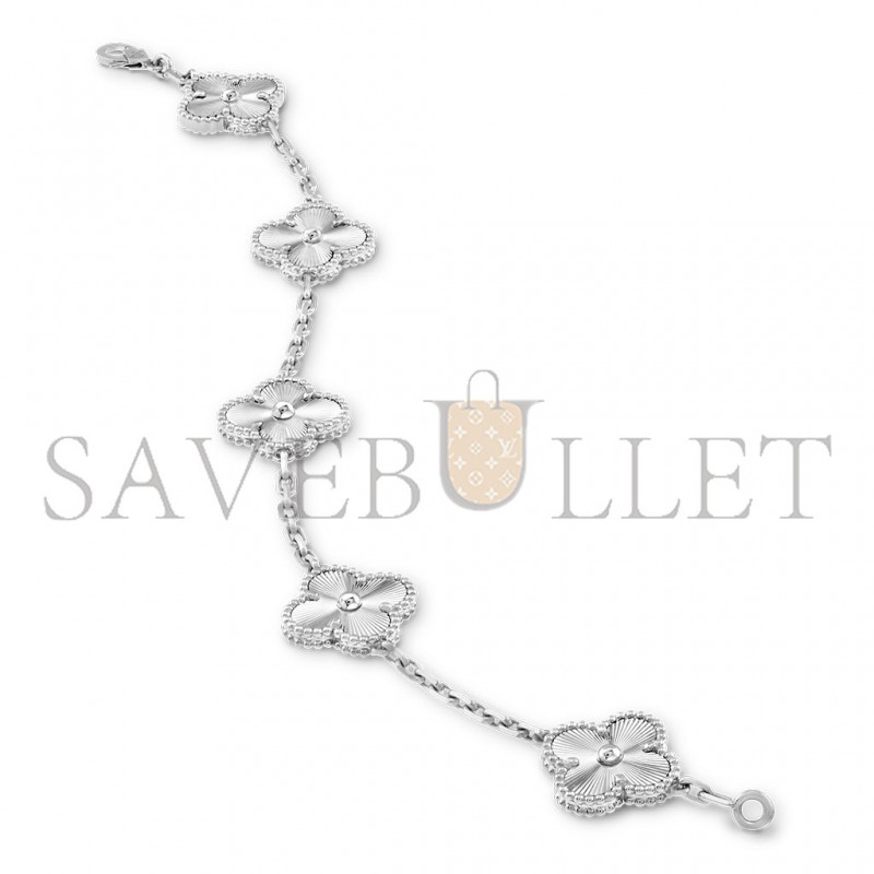 VAN CLEEF VINTAGE ALHAMBRA BRACELET, 5 MOTIFS VCARP9XE00