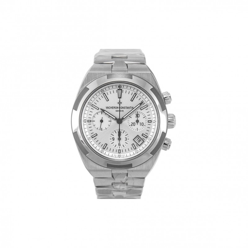 VACHERON CONSTANTIN OVERSEAS SILVER DIAL STAINLESS STEEL AUTOMATIC WATCH 5500V/110A-B075