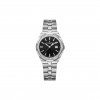 VACHERON CONSTANTIN OVERSEAS 33 QUARTZ STAINLESS STEEL DIAMOND BLACK DIAL WATCH 1205V/100A-B591