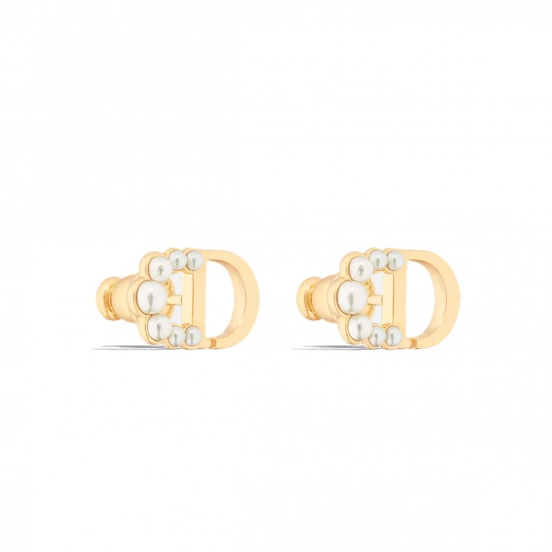 DIOR PETIT CD MINI STUD EARRINGS E3649WOMRS_D301