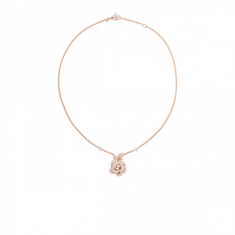 DIOR ROSE DIOR BAGATELLE NECKLACE JBAG94075_0000