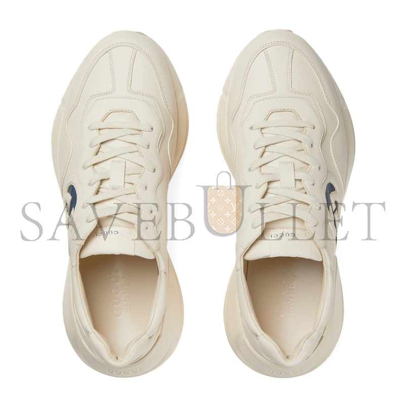 GUCCI MEN'S RHYTON SNEAKER WITH INTERLOCKING G 757857