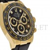 ROLEX DAYTONA 40MM WATCH DIAMOND-ENCRUSTED BLACK DIAL WATCH 116518LN