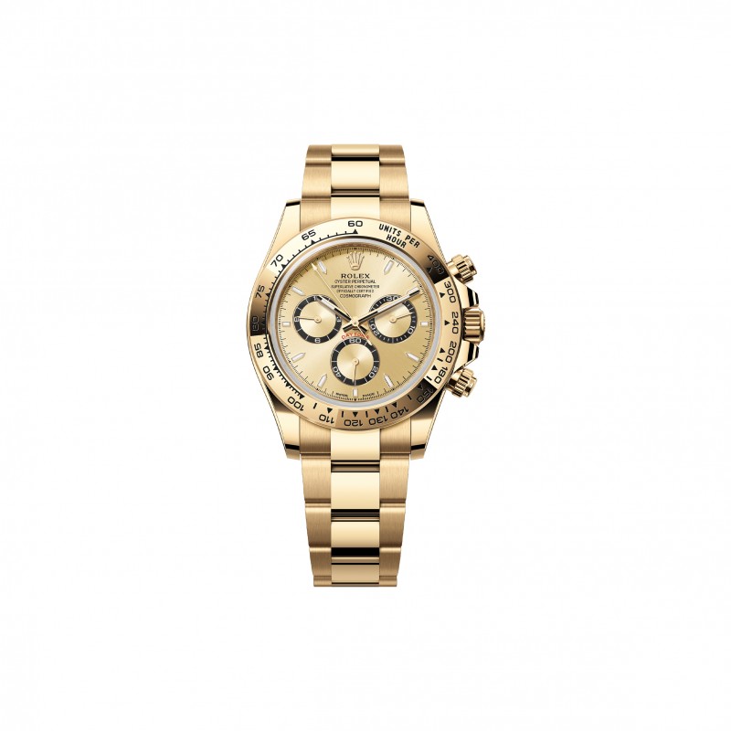 ROLEX COSMOGRAPH DAYTONA OYSTER, 40 MM, YELLOW GOLD WATCH 126508