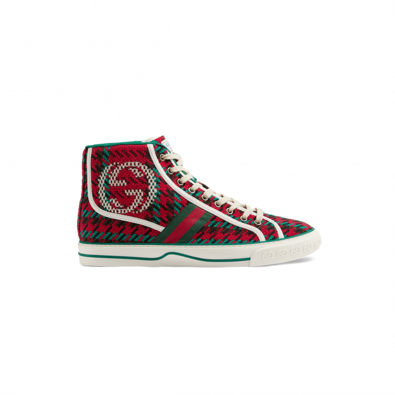 GUCCI MEN'S GUCCI TENNIS 1977 HIGH-TOP SNEAKERS 644737