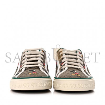 GUCCI X DISNEY MINI VINTAGE GG SUPREME MONOGRAM MICKEY MOUSE 1977 TENNIS SNEAKERS GUCCI X DISNEY MINI VINTAGE GG SUPREME MONOGRAM MICKEY MOUSE 1977 TENNIS SNEAKERS