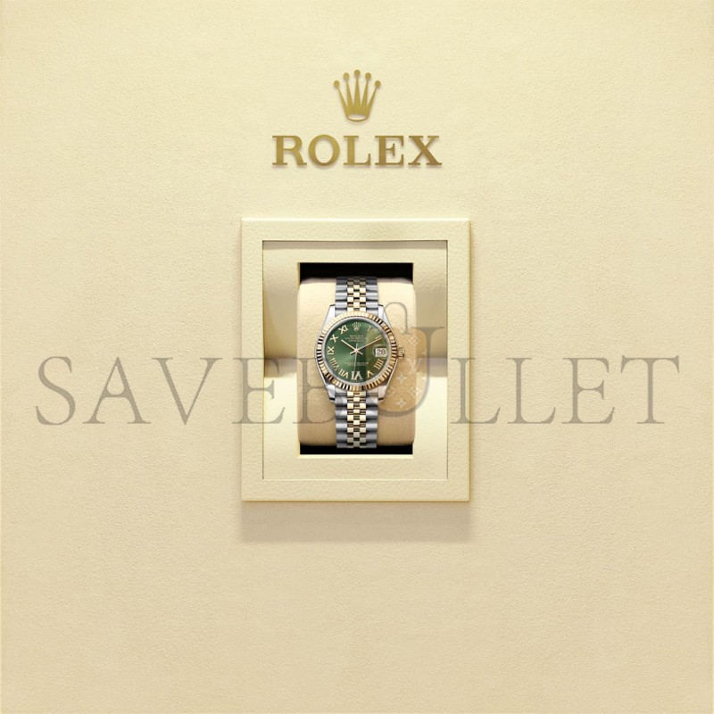 ROLEX DATEJUST 31 OYSTER, 31 MM, OYSTERSTEEL AND YELLOW GOLD WATCH 278273