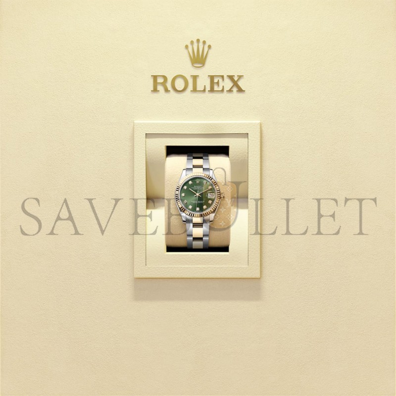 ROLEX DATEJUST 31 OYSTER, 31 MM, OYSTERSTEEL AND YELLOW GOLD WATCH 278273