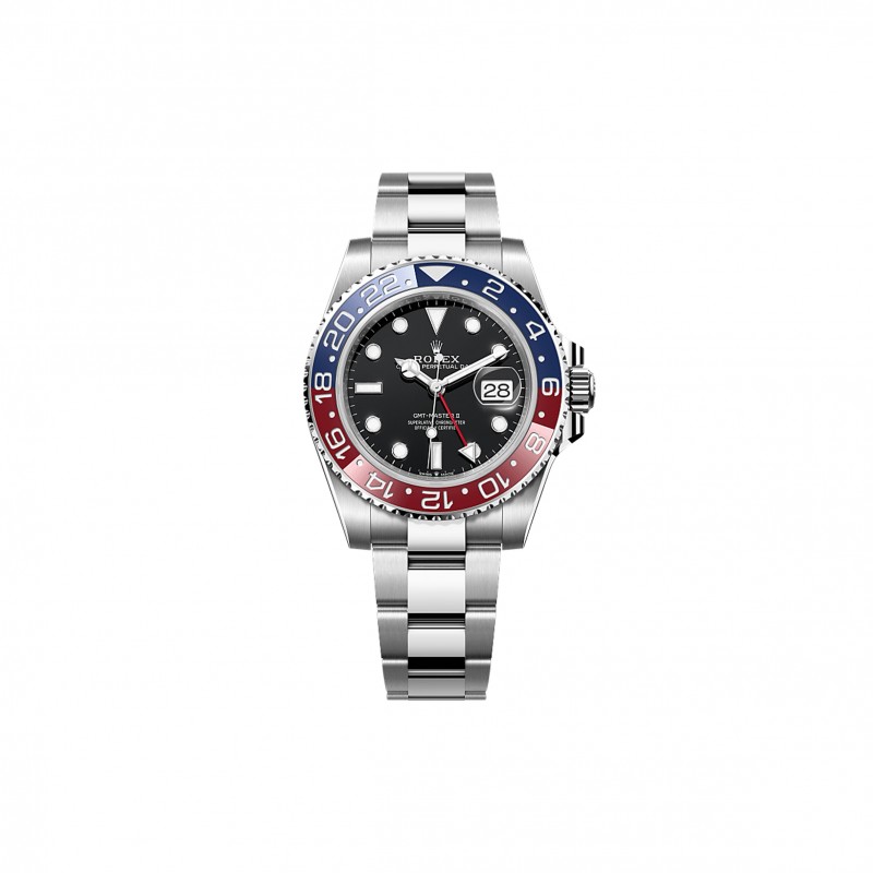 ROLEX GMT-MASTER II OYSTER, 40 MM, OYSTERSTEEL WATCH 126710BLRO