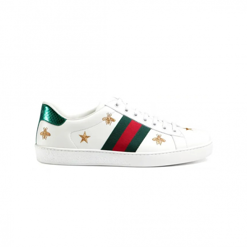 GUCCI ACE EMBROIDERED 'BEES AND STARS' 386750