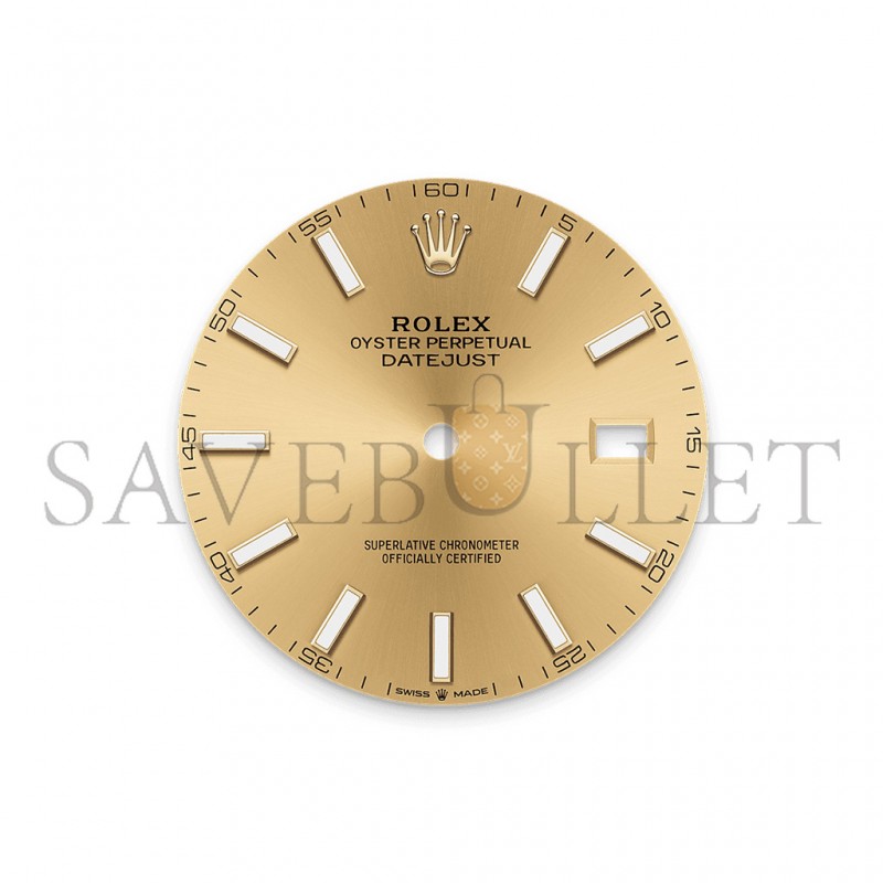 ROLEX DATEJUST 41 OYSTER, 41 MM, OYSTERSTEEL AND YELLOW GOLD WATCH 126333-0010