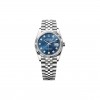 ROLEX DATEJUST BLUE FLUTED PATTERN DIAL 36MM WATCH 126234-0057