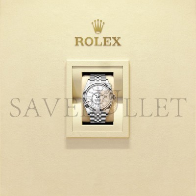 ROLEX SKY-DWELLER OYSTER, 42 MM, OYSTERSTEEL AND WHITE GOLD WATCH 336934-0004 ROLEX SKY-DWELLER OYSTER, 42 MM, OYSTERSTEEL AND WHITE GOLD WATCH 336934-0004