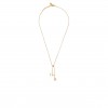 DIOR PINK CRYSTAL GOLD TONE NECKLACE N3052WOMCY_D03S