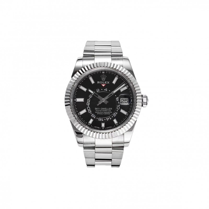 ROLEX SKY-DWELLER SERIES BRIGHT BLUE DIAL 42MM WATCH 326934-0005