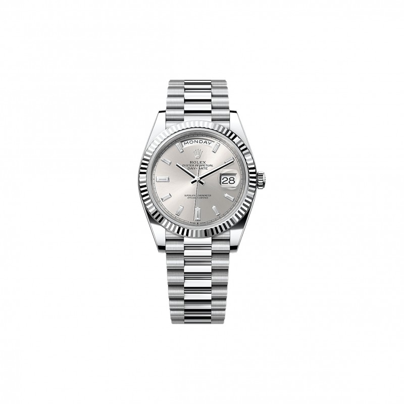 ROLEX DAY-DATE 40 OYSTER, 40 MM, PLATINUM WATCH 228236-0002