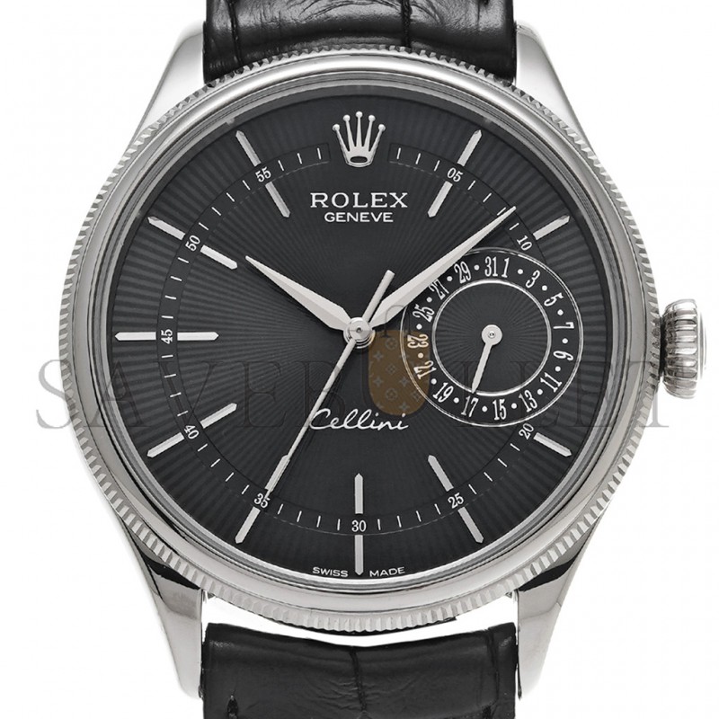 ROLEX CELLINI DAYTO BLACK WATCH 50519