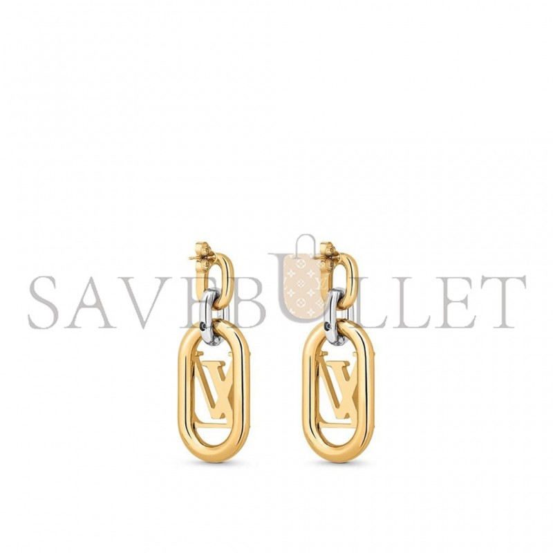 LOUIS VUITTON EVERYDAY CHAIN LV EARRINGS M00603