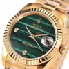 ROLEX DATEJUST MALACHITE DIAL MECHANICAL WATCH 18238