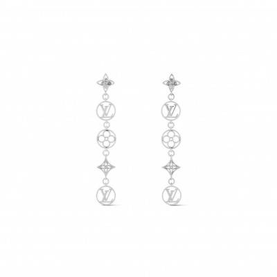 LOUIS VUITTON LV LACE EARRINGS M01073 LOUIS VUITTON LV LACE EARRINGS M01073