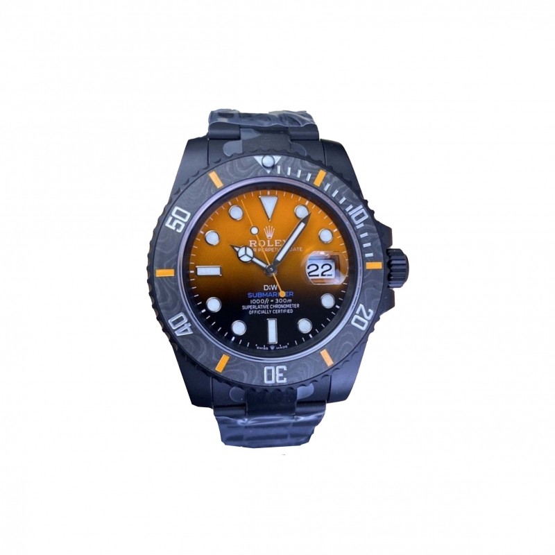 ROLEX SUBMARINER DIW ORANGE GRADUATED DIAL WATCH 126610LN
