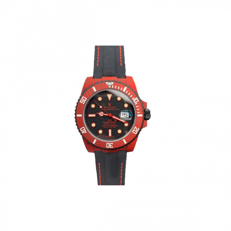 ROLEX SUBMARINER DIW RED CARBON WATCH 116610