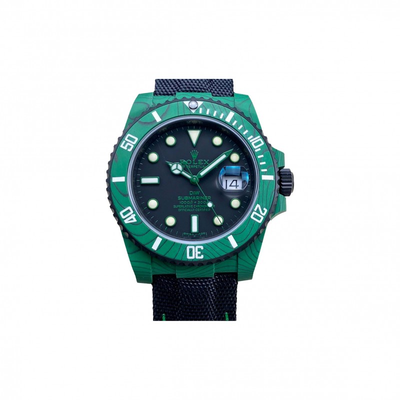ROLEX SUBMARINER DIW CARBONO VERDE WATCH 116610