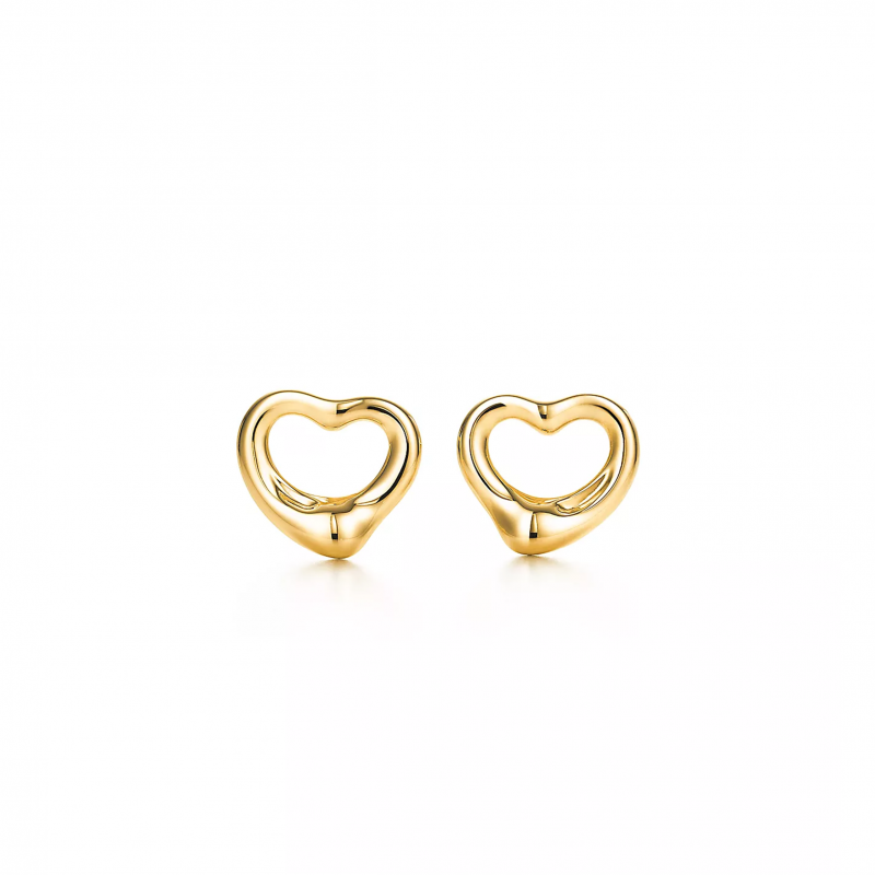 TIFFANY ELSA PERETTI® OPEN HEART PIN EARRINGS 60018073