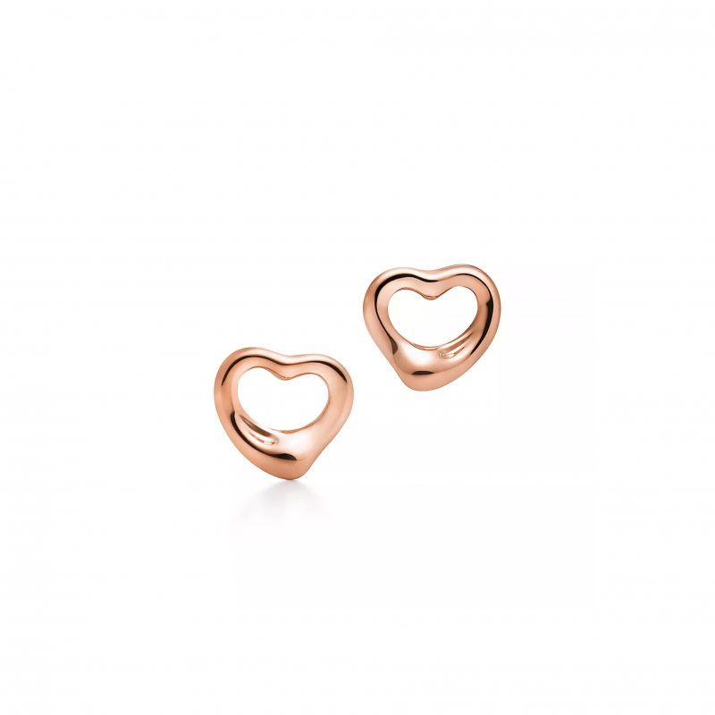 TIFFANY ELSA PERETTI® OPEN HEART PIN EARRINGS 60138029 TIFFANY ELSA PERETTI® OPEN HEART PIN EARRINGS 60138029