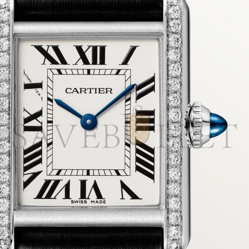 CARTIER TANK MUST STEEL CASE 34MM WATCH W4TA0016