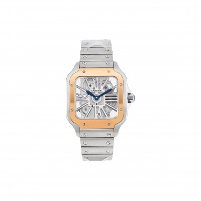 CARTIER SANTOS DE SKELETON 39.8MM WATCH WAT01518 CARTIER SANTOS DE SKELETON 39.8MM WATCH WAT01518