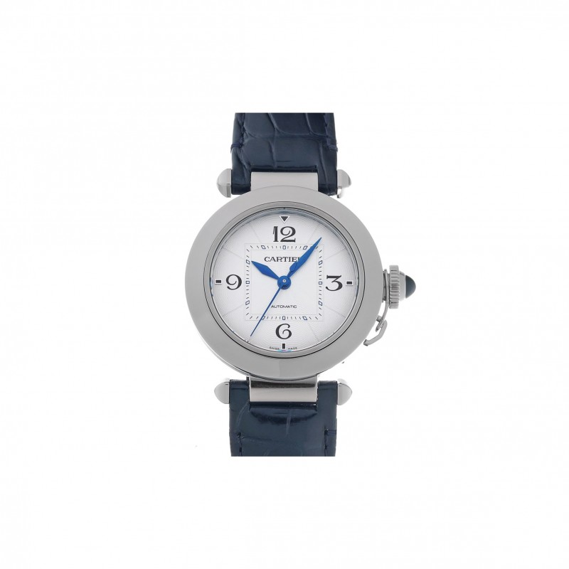 CARTIER PASHA DO SILVER DIAL WATCH WSPA0012