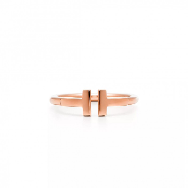 TIFFANY T WIRE RINGIN ROSE GOLD 60147375