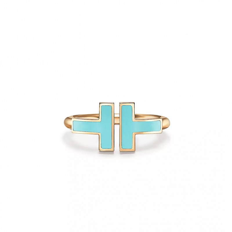 TIFFANY T TURQUOISE WIRE RING 64027700