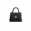 CHANEL MASTER MINI BLACK CAVIAR COCO HANDLE (14.5*11.5*5.5cm) 