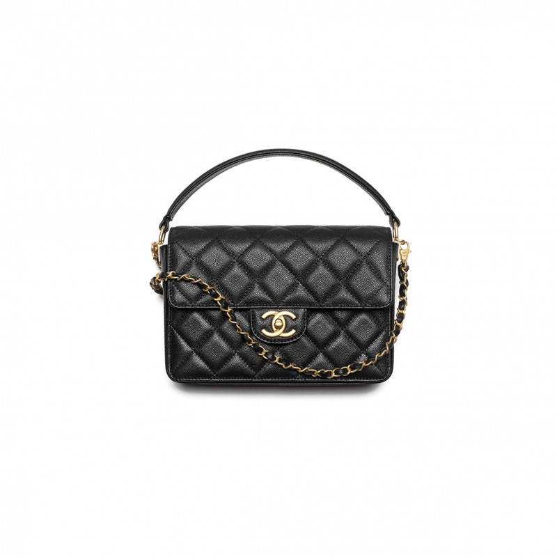 CHANEL MASTER FLAP BAG WITH TOP HANDLE AS5166 (16*11*4cm)