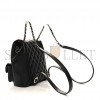 CHANEL MASTER SHINY CAVIAR QUILTED MEDIUM DUMA POCKETS DRAWSTRING BACKPACK BLACK (20.5*20*11.5cm)