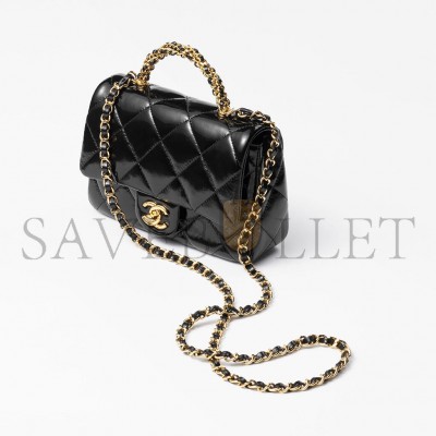 CHANEL MASTER MINI FLAP BAG WITH TOP HANDLE AS5032 (19*14*8cm) CHANEL MASTER MINI FLAP BAG WITH TOP HANDLE AS5032 (19*14*8cm)