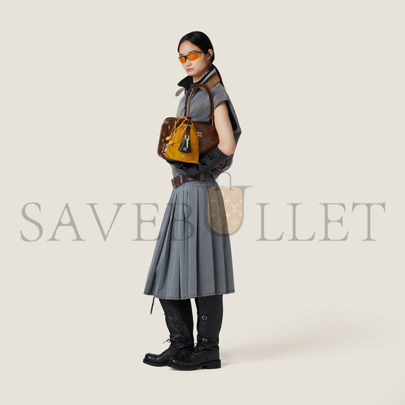 MIU MIU BEAU NAPLAK PATENT LEATHER BAG 5BB117 (34*23*10cm) MIU MIU BEAU NAPLAK PATENT LEATHER BAG 5BB117 (34*23*10cm)