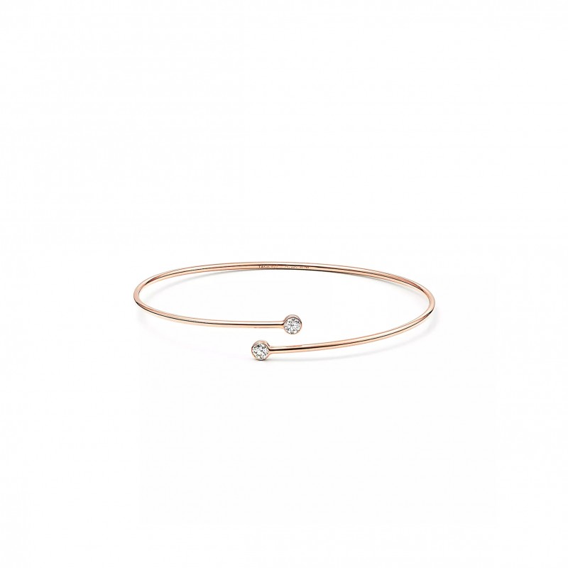 TIFFANY ELSA PERETTI® DIAMOND HOOP SINGLE-ROW BANGLE 60152213