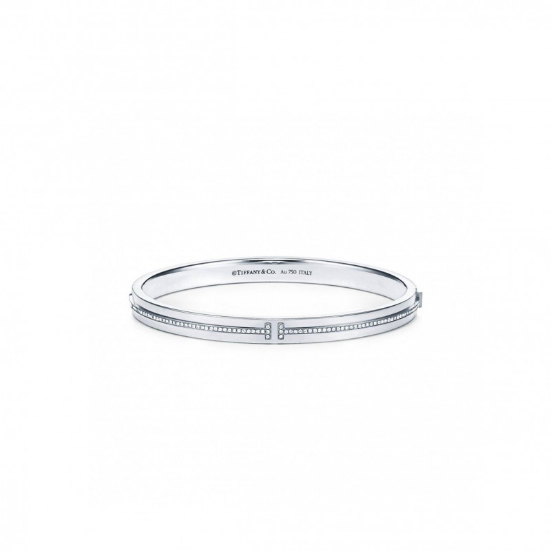 TIFFANY T DIAMOND HINGED BANGLE 60423814