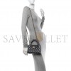 CHANEL MASTER KELLY BAG QUILTED GREY SHINY CALFSKIN AGED GOLD HARDWARE  (19*13*7cm)