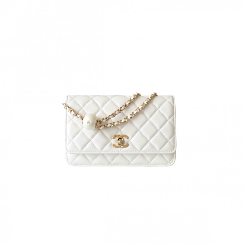 CHANEL MASTER 24S DOUBLE PEARL TOTE BAG (19.3*12*3.5cm) 