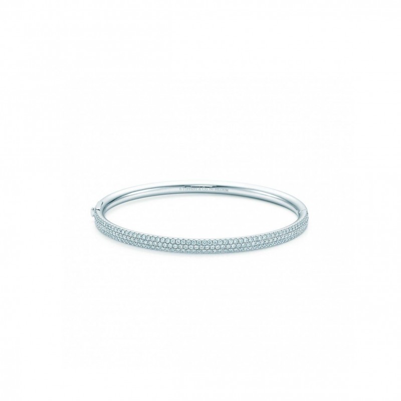 TIFFANY METRO THREE-ROW HINGED BANGLE 60006100