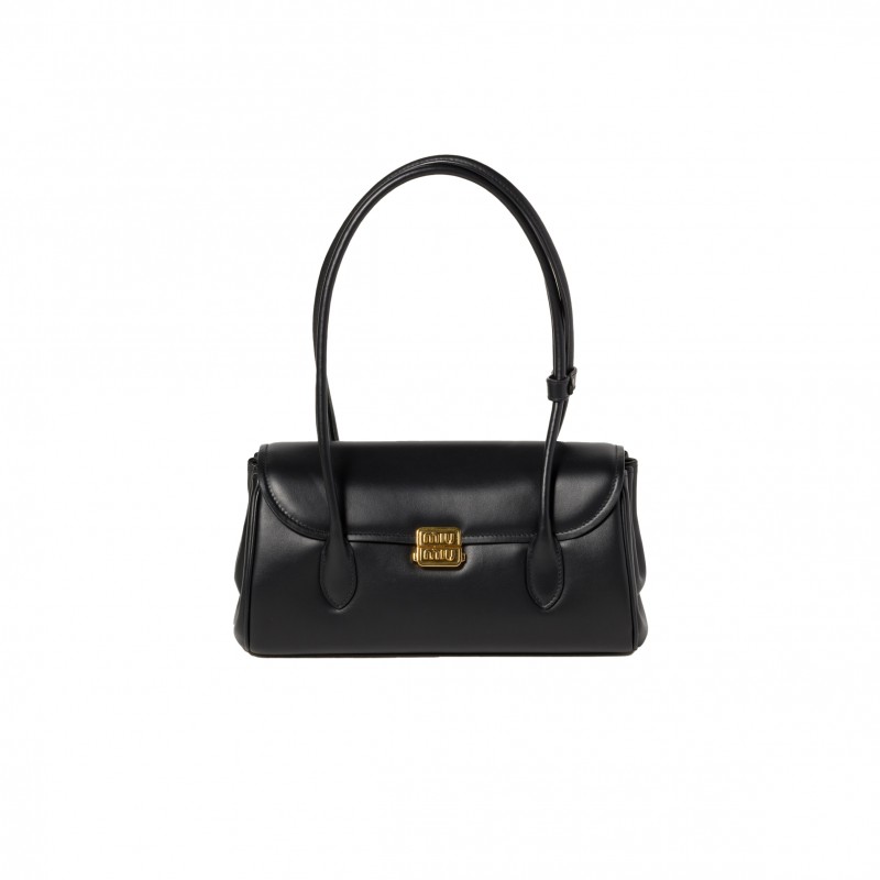 MIU MIU LEATHER SHOULDER BAG 5BD265 (28*16*8cm)