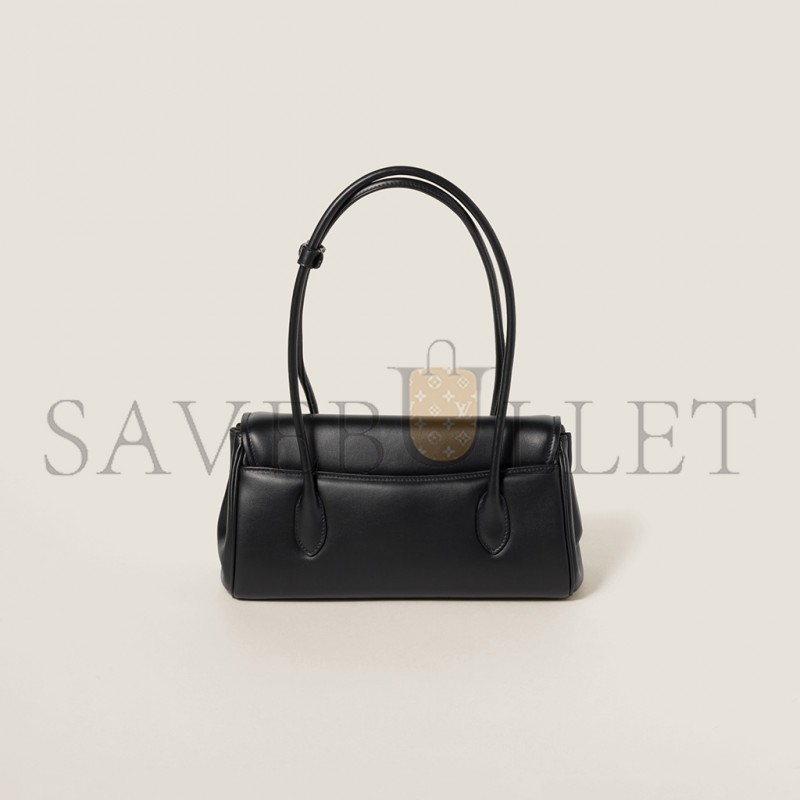 MIU MIU LEATHER SHOULDER BAG 5BD265 (28*16*8cm)